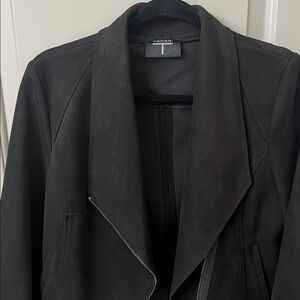 T Tahari Women's Dark Gray Blazer